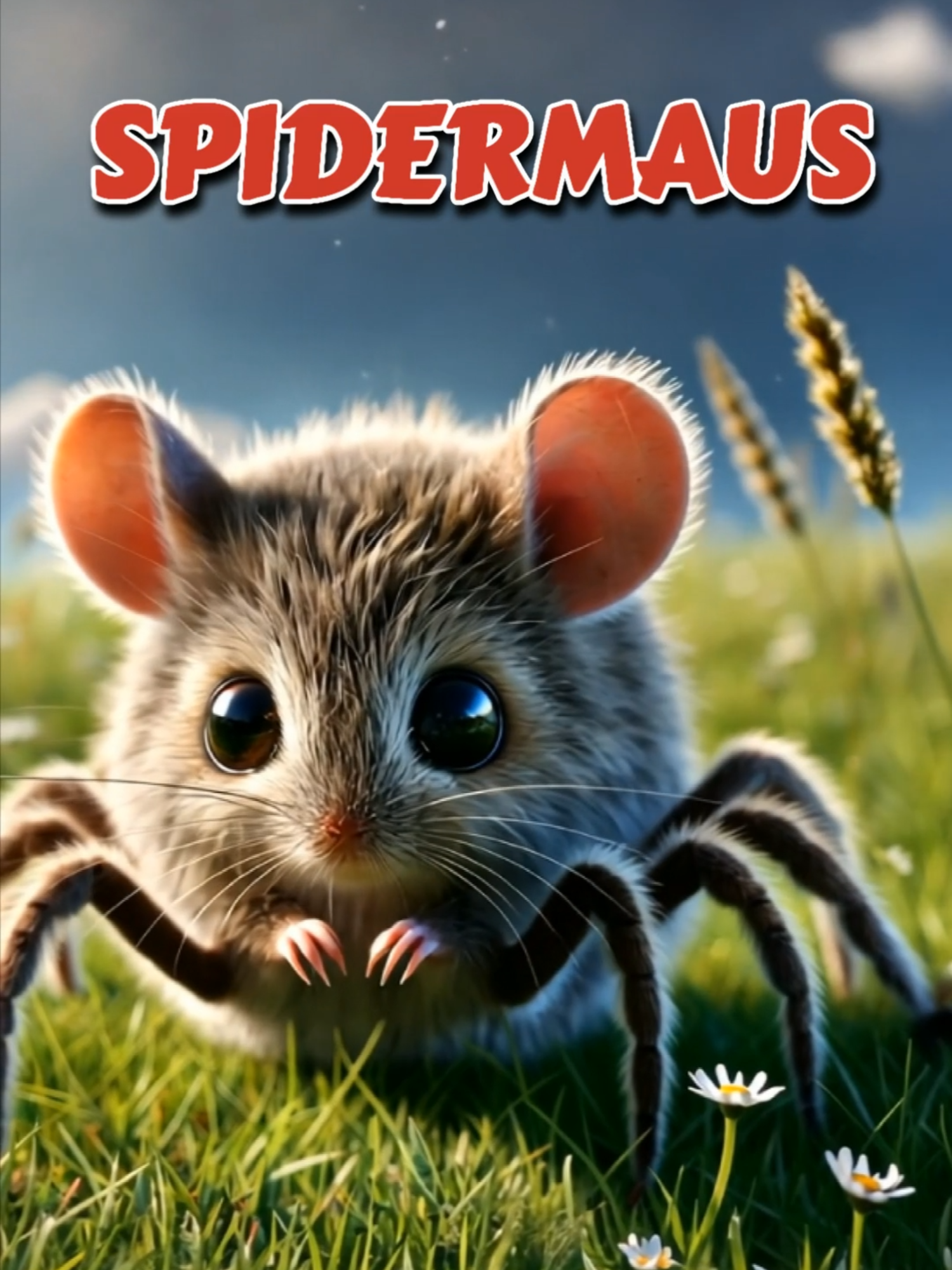 Die unglaubliche Spidermaus: Wenn Maus und Spinne eins werden 🐭🕷️✨ #animalfusion #hybridanimals #animals #cuteanimal #ai #fusion #aigenerated #cutemouse #spider