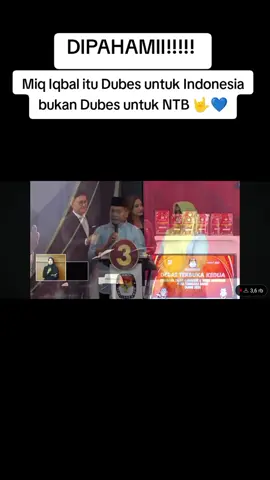 kasih paham Miq 🤟💙 #iqbaldinda #bangkitbersama #ntbmakmurmendunia #fyp #SobatIbadah #iqbaldindaforntb2024 