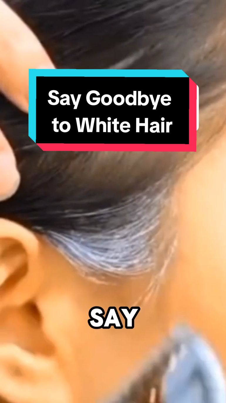 Say goodbye to white hair. It will be black again. From white hair to black hair in just 5 minutes, without dyes or harmful chemicals. #greyhairs #greyhair #greyhairdontcare #grayhairdontcare #grayhairsolution  #grayhair #hairgray #whitehair  #whitehairdontcare #recipes  Say Goodbye to Gray Hair Forever with These Three ingredients! #Recipe #remedy #naturalremedy #naturalremedies 