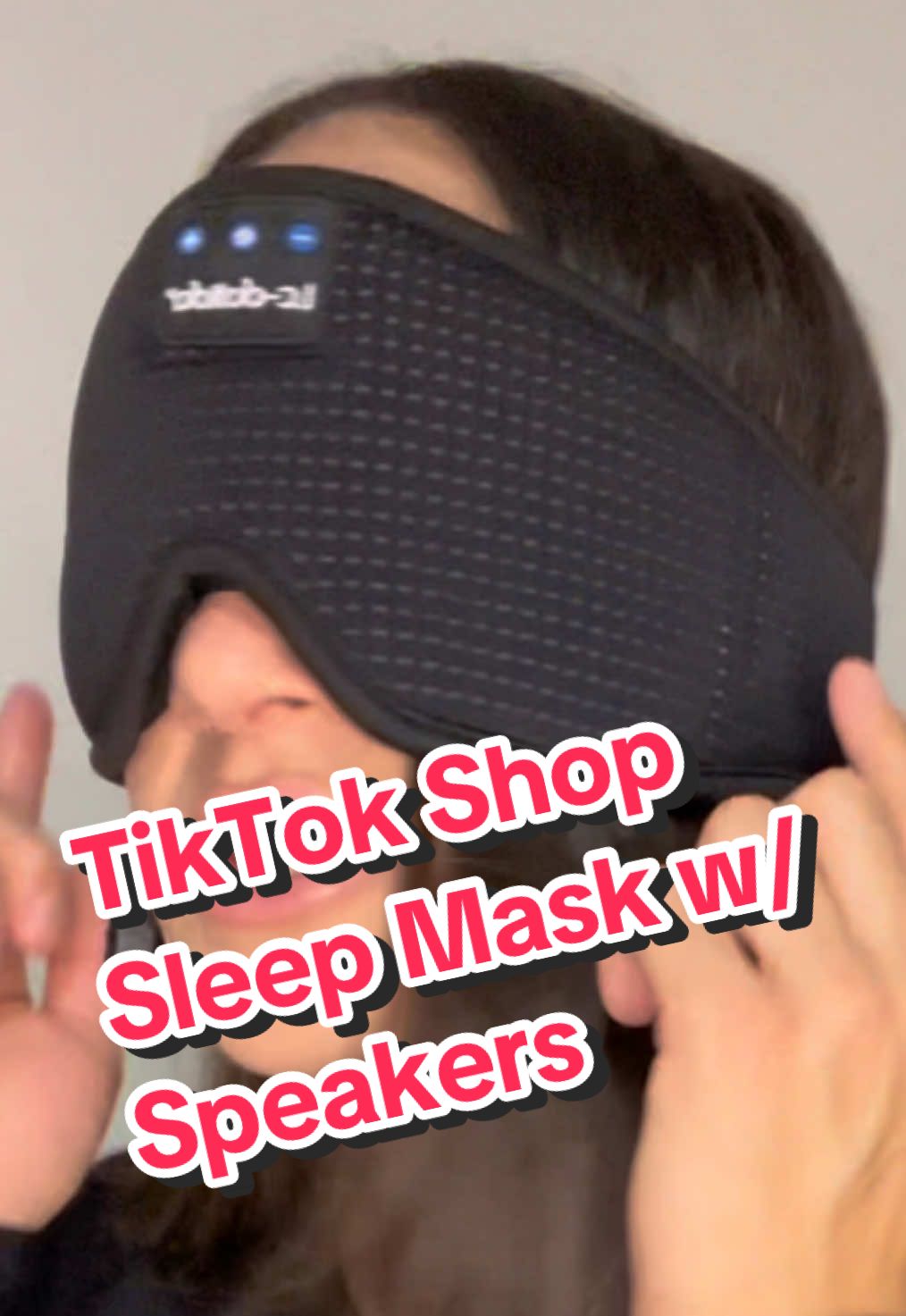 Block out the noise of the world with this bluetooth sleep mask! Perfect for sleeping, planes, and relaxation #TikTokShop #tiktokshopfinds #tiktokmademebuyit #tiktokshopblackfriday #tiktokshopcybermonday #blackfridaysale #sleepmask #bluetoothheadphones #bluetoothmask #christmasgifts #uniquechristmasgifts 