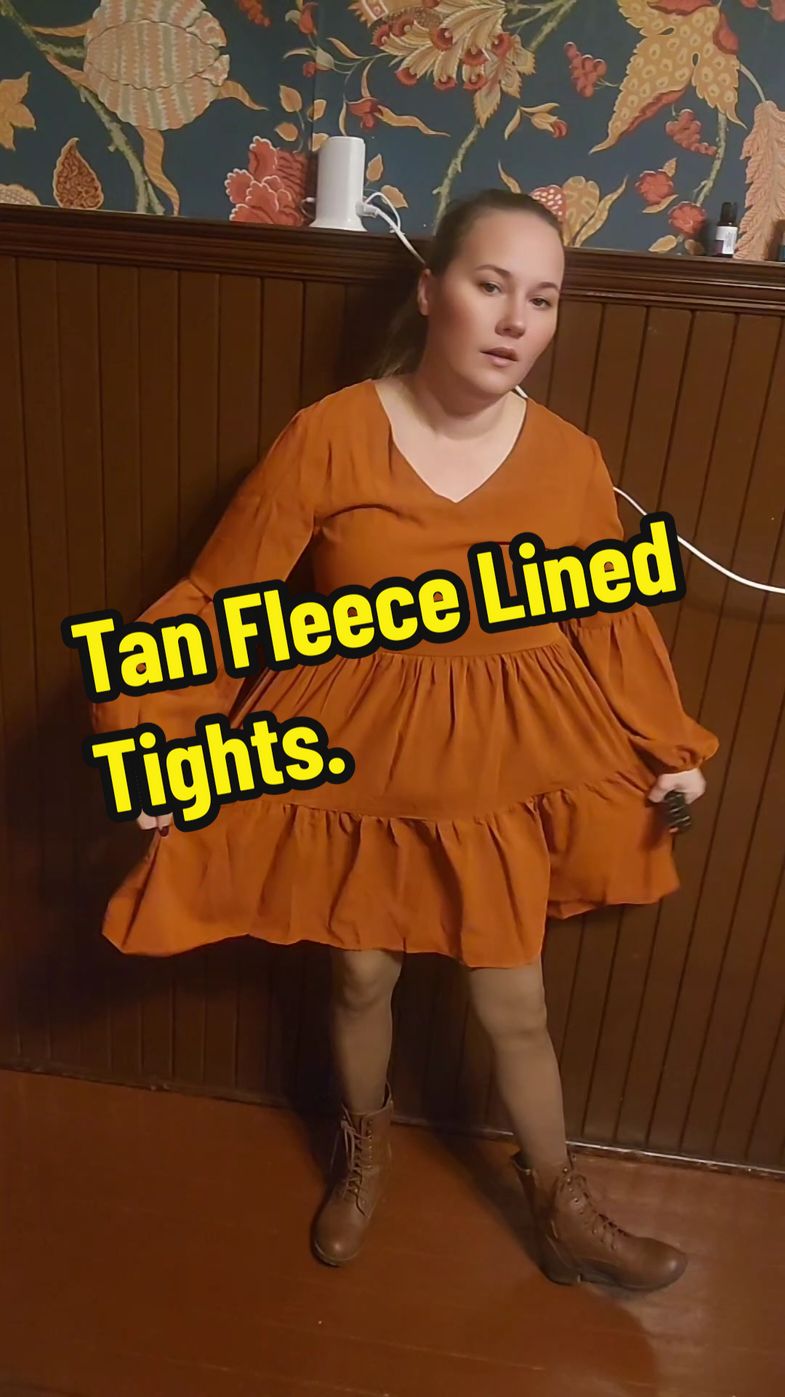 Tan Fleece Lined tights pantyhose. #fleecelinedtights #fleecelinedpantyhose #tan #tights #womensfashion #ttslevelup #creatorboostcamp #tiktokshopblackfriday #tiktokshopcybermonday #toptieroctober #tiktokshopholidayhaul #spotlightfinds #treasurefinds