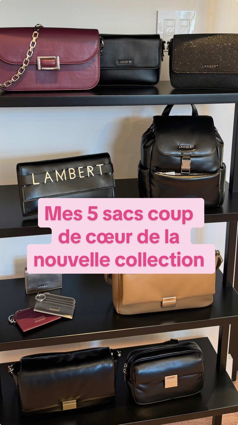 Voici mes 5 sacs coups de cœur de la nouvelle collection! 🤩 Et vous, quels sont vos favoris? #lambertbags 