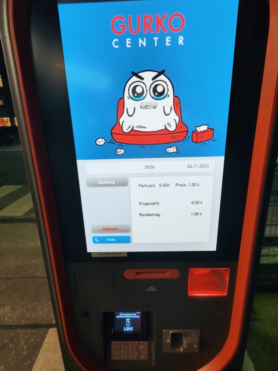 Der traurige Parkautomat vom Gurkocenter #sketch #planktonjpg #fyp #foryou 