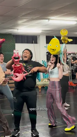BEHIND THE STRINGS 🎭 Dive Deep into the puppet rehearsal process. Maya Lou Hlava (Flounder), Michael Earvin Martin (Sebastian), and Landree Fleming (Scuttle) share the physicality and precision it takes to bring Ariel's friends to life! 🐠🦀🐦 #drurylane #drurylanetheatre #dlthelittlemermaid #discoverdupage #puppets #puppeteer #chicagoplays #behindthescenes #chicagopuppetstudio