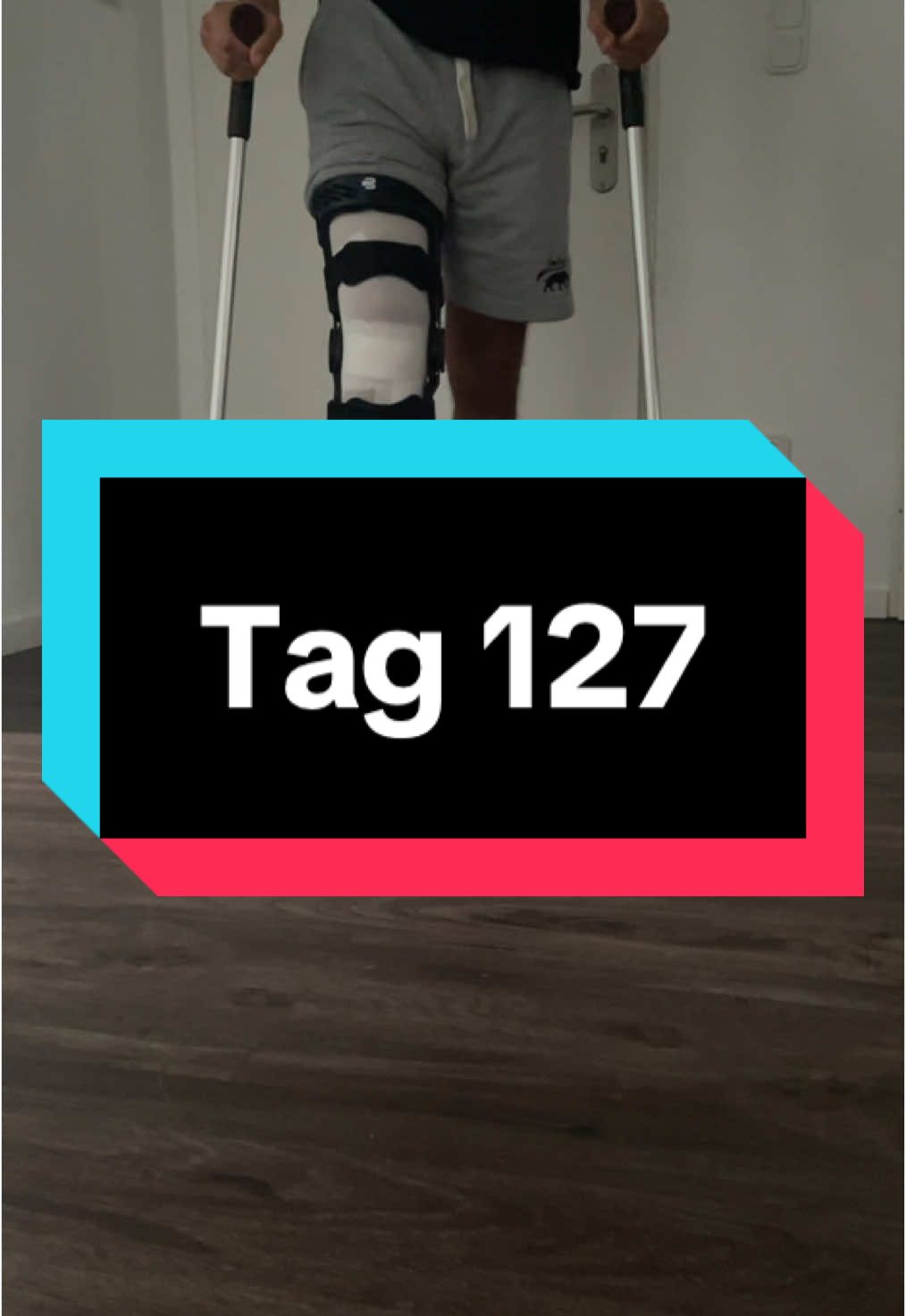 Tag 127 | wir kommen stärker zurück 💪 auch wenn der weg nach der Kreuzband Op sich mamchmal endlos anfühlt #kreuzbandriss #kreuzbandop #acl #acltear #aclsurgery #kreuzband #aclrehab #aclrecovery #aclmotivation #kreuzbandmotivation 