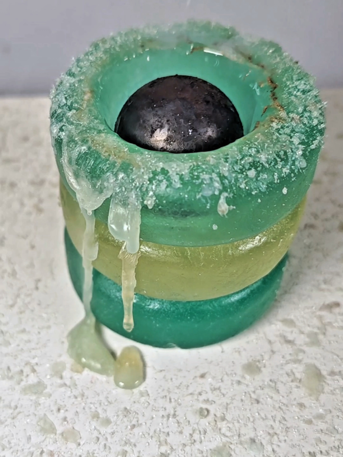 soaps vs hot metal ball #asmr #rhcb #foryou #usa #tiktok #fyp #oddlysatisfying #satisfying 