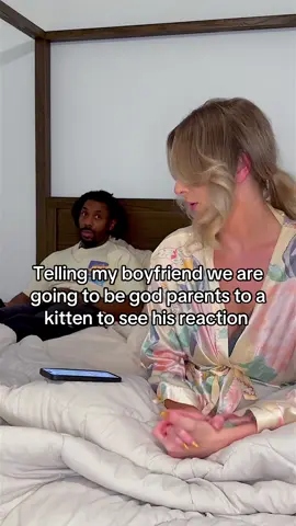 Telling my boyfriend we are going to be god parents to a kitten to see his reaction #foryou #fyppppppppppppppppppppppp #fypage #fypage 