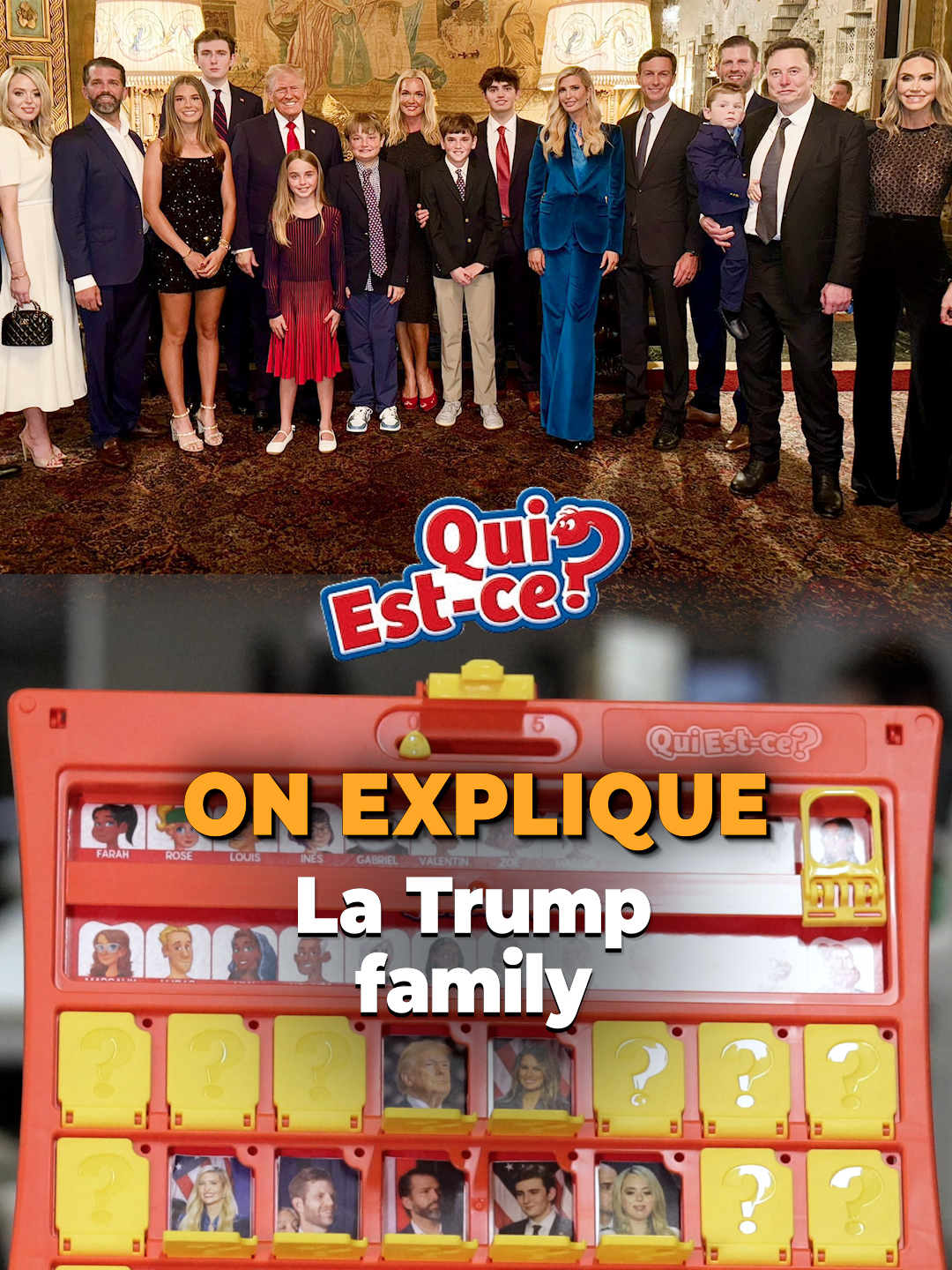 Melania, Barron, Donald Jr... On joue au « Qui Est-Ce ? » avec la famille Trump #donaldtrump #etatsunis #sinformersurtiktok #quiestce