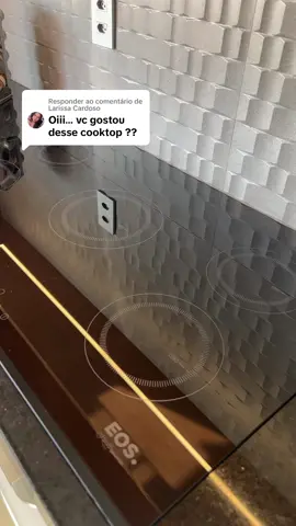 Respondendo a @Larissa Cardoso zero arrependimentos. Modelo é o EOS ECI05EPF. #cooktop #cooktopinducao #eos #dicasdecasa 