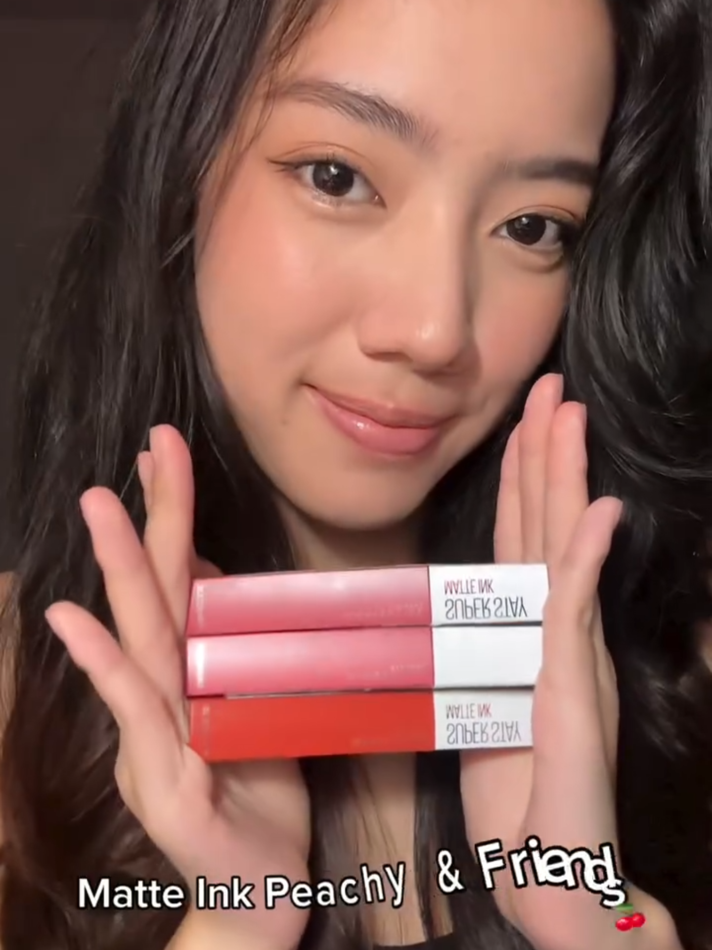 airforceeez_น่ารักทุกสีเลย🥺💕✨ #PeachynFriends #SuperStayVinylInk #สวยฉ่ำได้ทุกเฉด #MaybellineThailand #รีวิวลิป #ลิปติดทน #Fouryou #แต่งหน้า #TikTokShop1111TH #TikTokShop1111ลดอลังแห่งปี