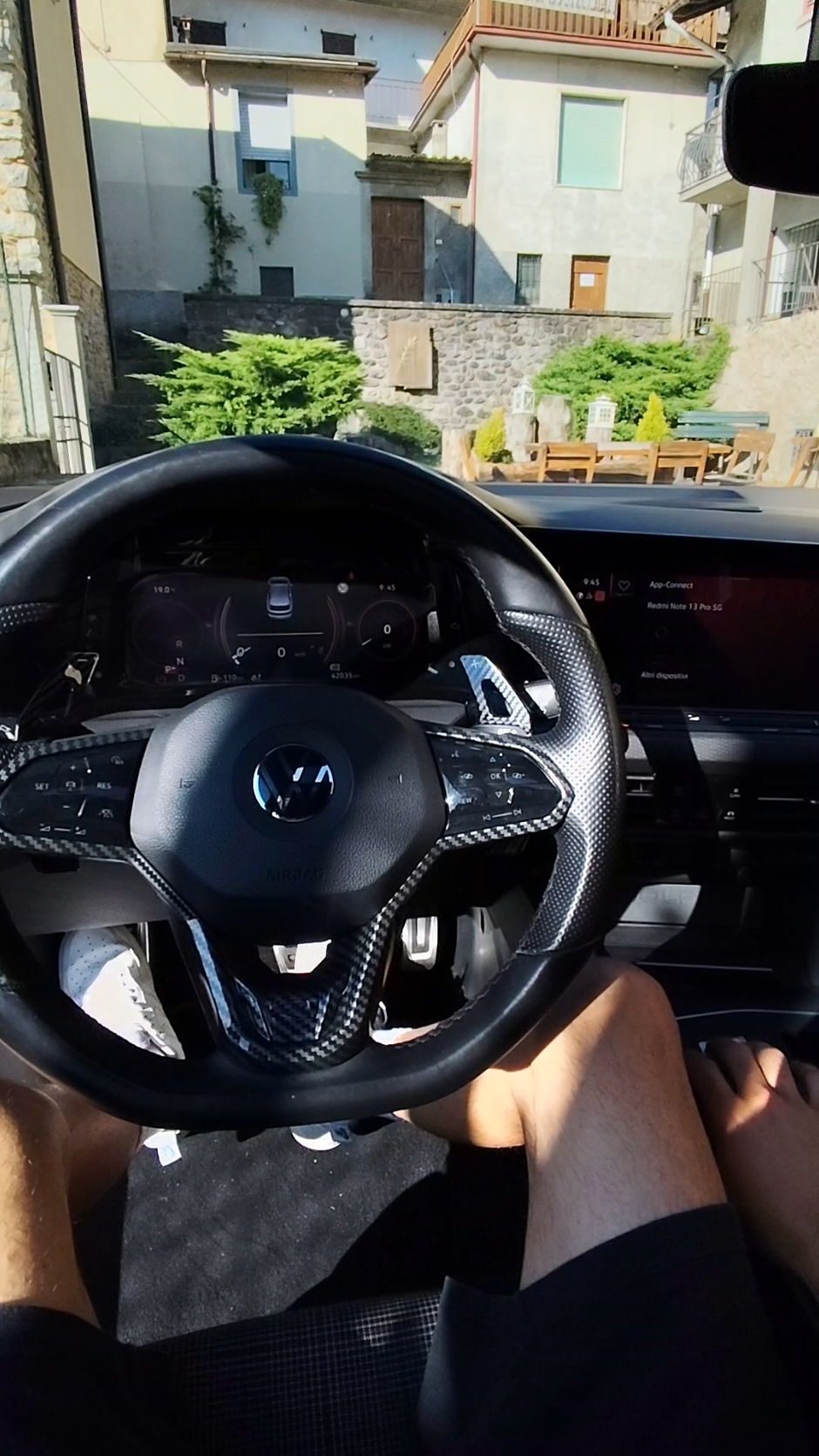 Eco mode😅 #golf8gti #golfgti #golf8 #golf #gti #gtiperformance #gti_family #vwgolf #vwgti #vwlove #volkswagengolf #volkswagengti #vagcars #sound #soundon #exhaust #exhaustsound #coldstart #downpipe #skat #viral_video #soundviral 