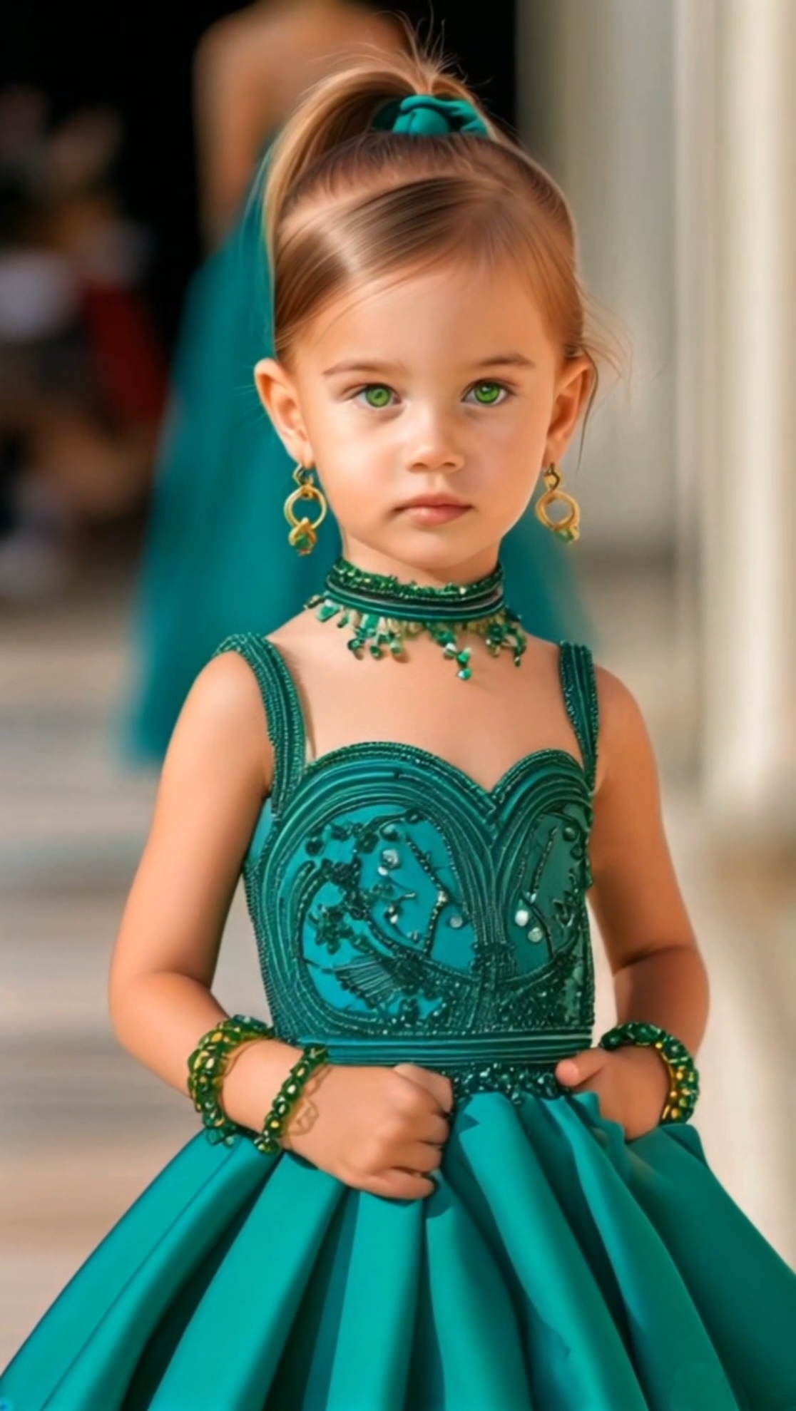 Baby Fashion Show AI Part 31 #AI #baby #fashion #show #catwalk #posing #kidsfashion #fashiondesigner 