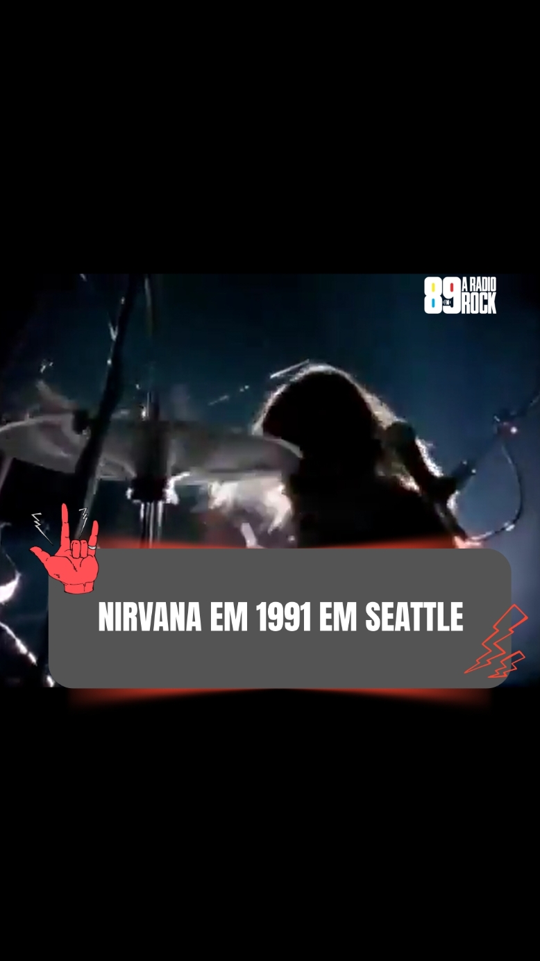 NIRVANA EM 1991 EM SEATLE 🤘 A banda performou  