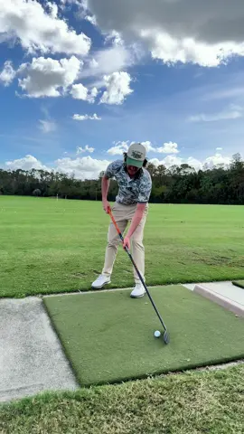 How many tries was this?? 🏒⛳️@Zac Bell #trickshot #hockey #hockeytiktoks #golf #gabbygolfgirl 