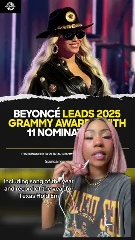 WHO WAS SNUBBED?! AND WHO WILL WIN? Let us know your thoughts🤔🔥🏆 #grammynominations #grammys2025 #beyonce #chappellroan #snubs #kendricklamar 