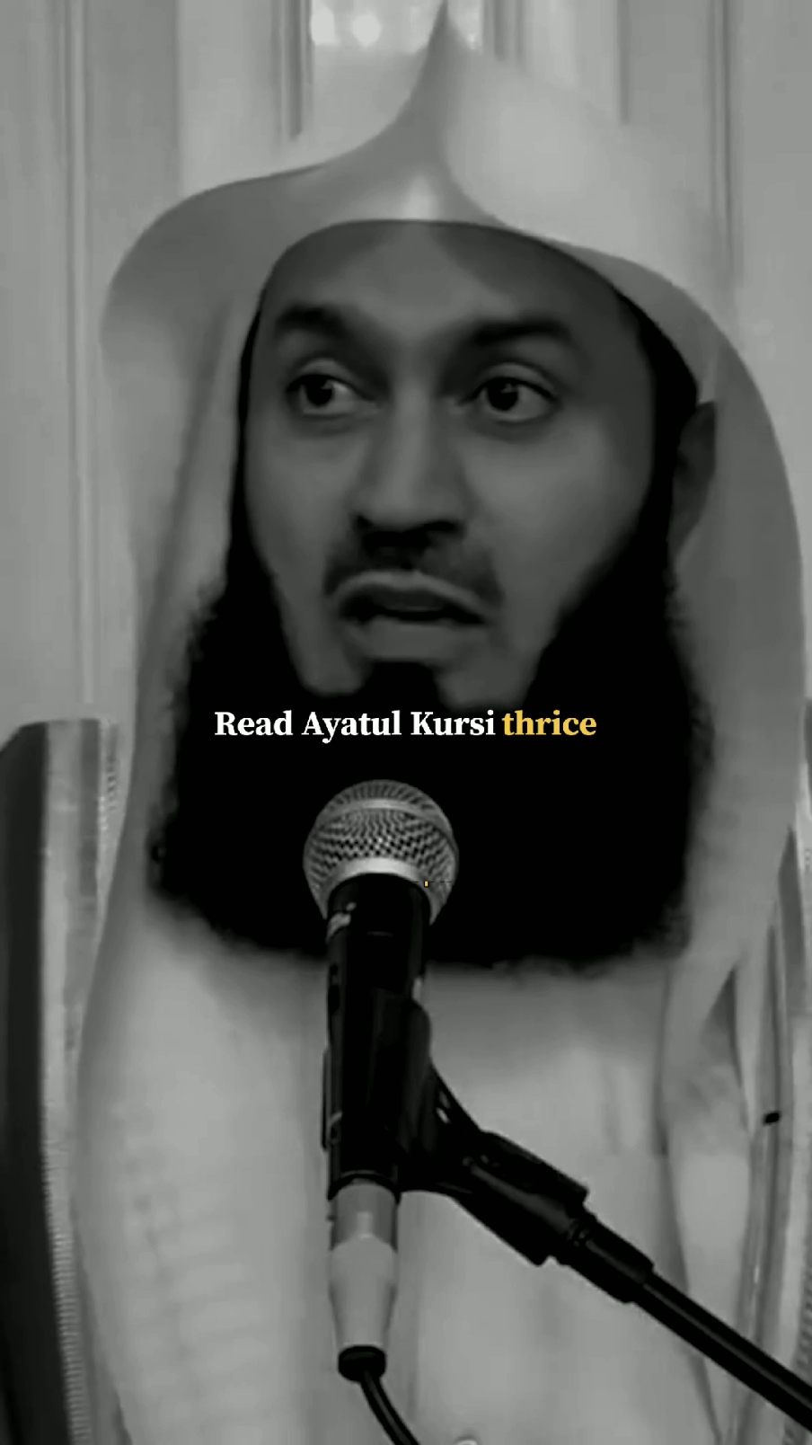 Read ayat ul qursi thrice. #islamic_video #islamictiktok #islamicinspiration #islamicmotivation #muftimenk @Islamic_Inspiration @Islamic Inspiration 