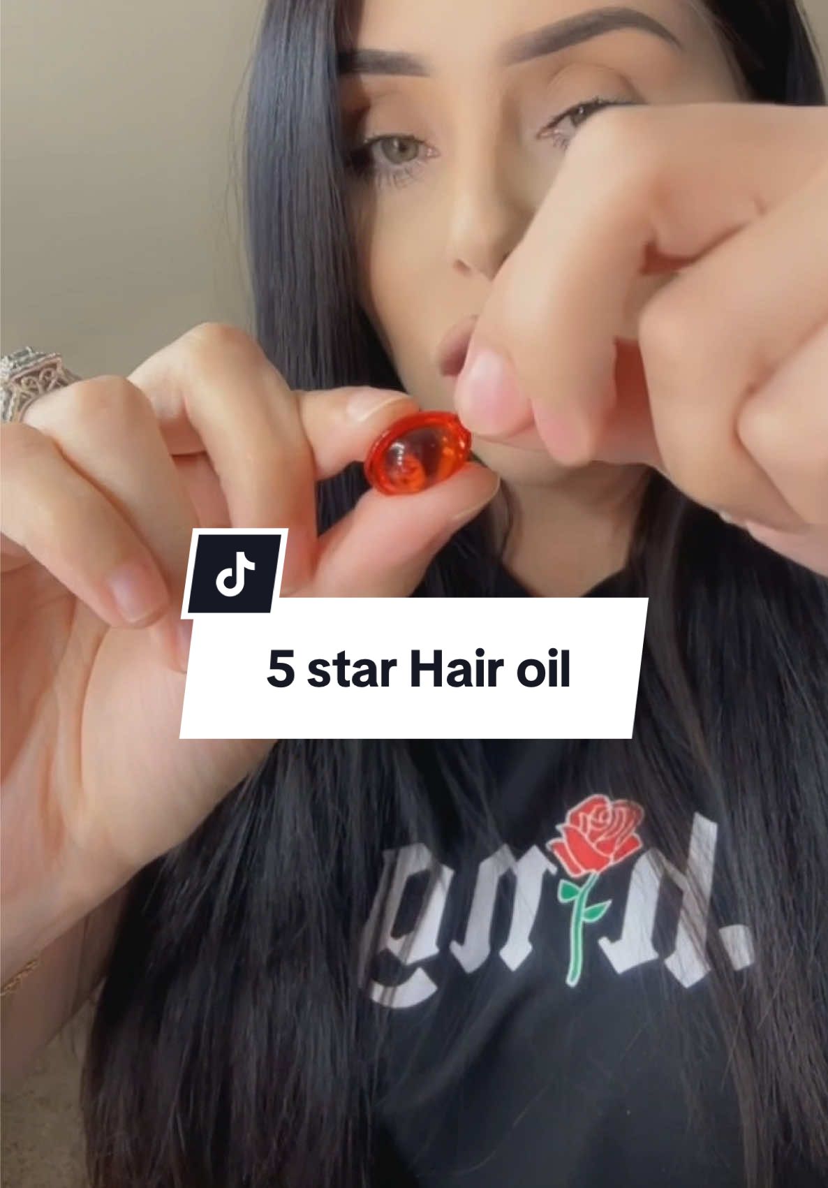 My must have hair oil 🥰 this product keeps my hair from getting frizzy and reduces tangles!! #haircare #hairoil #healthyhair #tiktokshop #fyp #tiktokshopblackfriday 