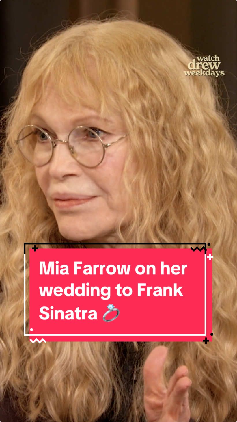 Mia Farrow on her wedding to Frank Sinatra 💍 #miafarrow #franksinatra #pattilupone #wedding @theroommatebway 