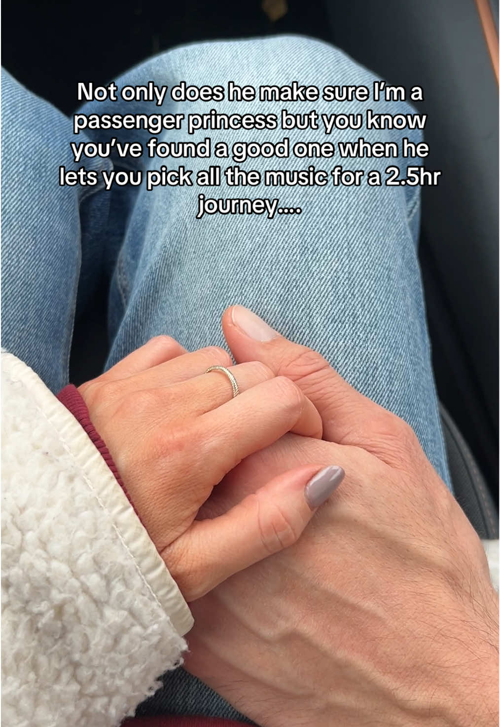 Passenger princess…. #passengerprincess #dating #couple #fyp #lovelanguage #happy 