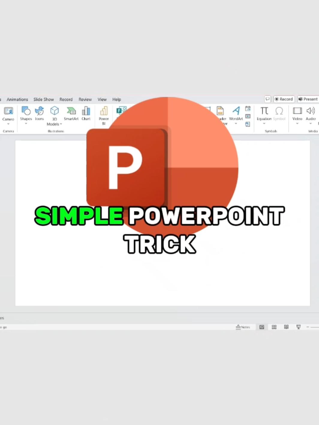 Simple PowerPoint Trick! #powerpointtemplate #powerpoint #powerpointpresentation