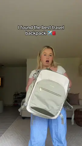 I am obsessed! #travelbackpack #travelhacks #travelessentials #traveltips #LovevookMoments #lovevook #backpack #carryon #TSA 