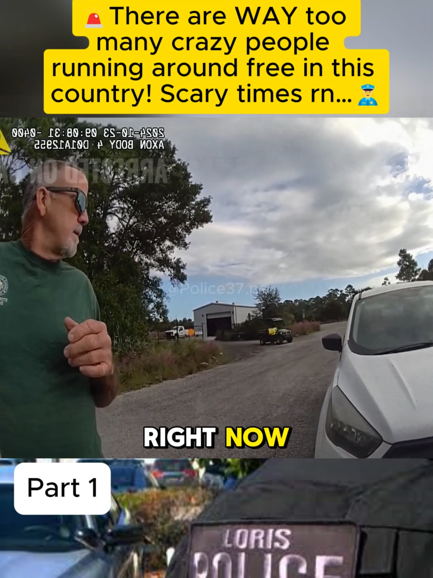 Psycho Lady Refuses to Exit Vehicle, Gets Felony Charges#cops#copsoftiktok #bodycam#police#policeofficer