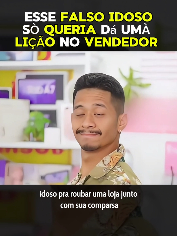 Esse falso idoso só queria dá uma lição no vendedor. #cenas #criadortiktok #narracao #viraliza #ftv #filmetop 