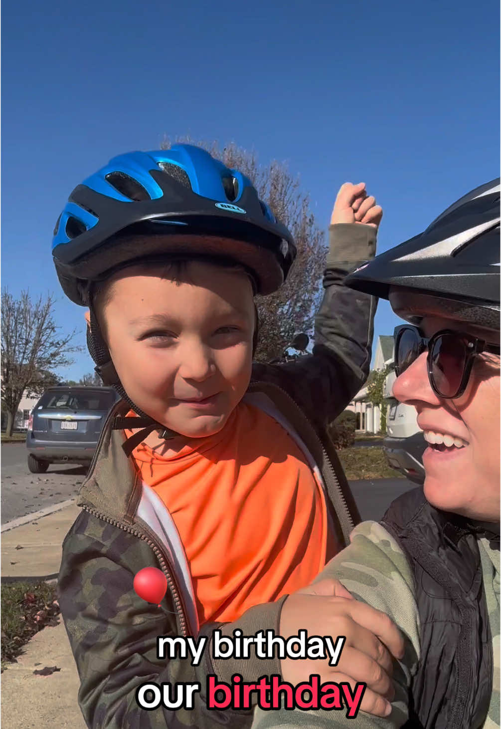 Does anyone else share a birthday with one of their kiddos? 🥳 We had the BEST morning celebrating with all of our favorite things. Feeling so darn thankful. ❤️❤️❤️ #pamomtok #birthdaytwins #scorpioseason #lititzpa #MomsofTikTok #cargobikelife #aventonabound #minivanmom