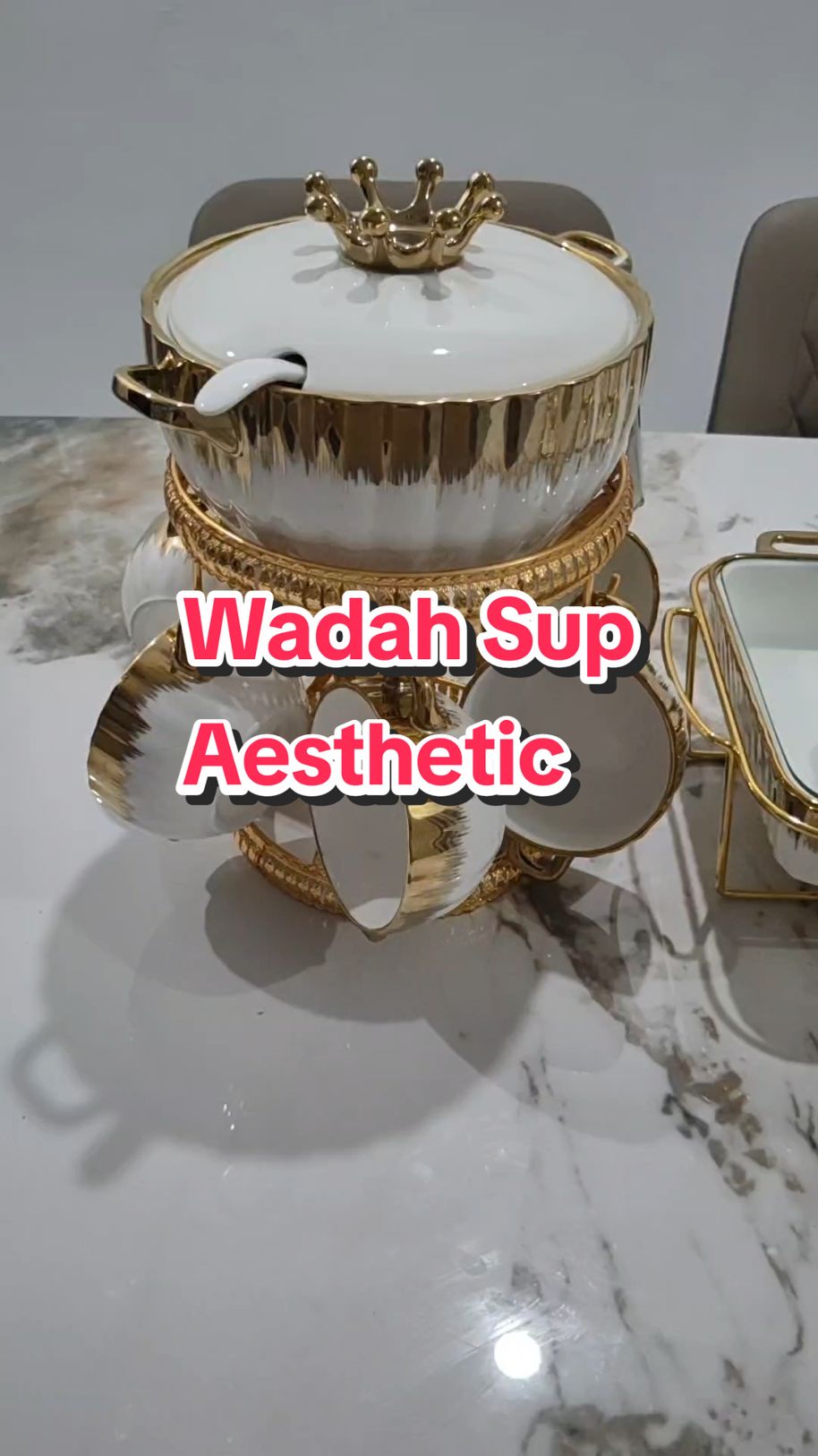 Wadah sup prasmanan aesthetic dan mewah #wadahsup #aesthetic #mewah  #dapur #mejamakan #mavirojualan #mavirounboxing #maviro #maviro11 #maviro29 #viral #fyp #prasmanan 