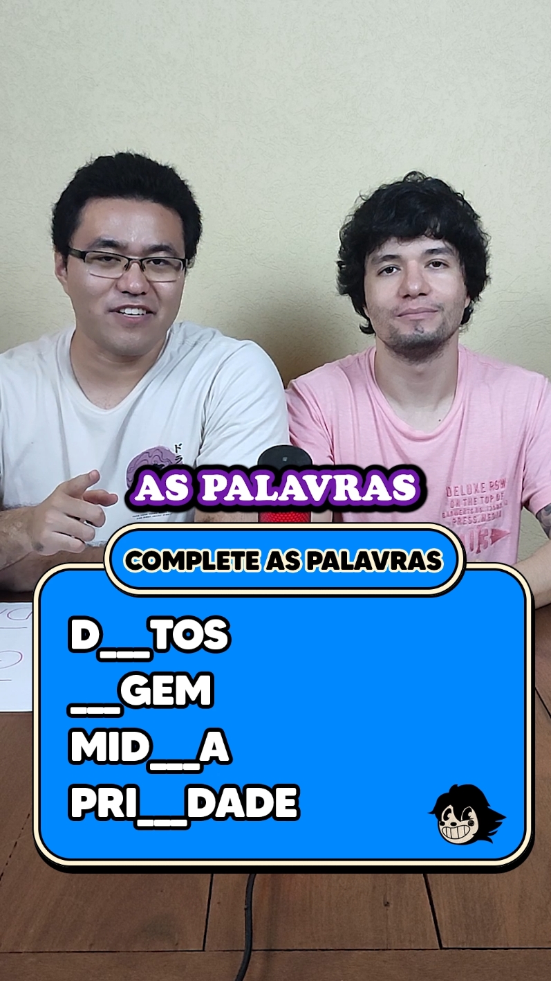 COMPLETE AS PALAVRAS?! COM 3 Letras 