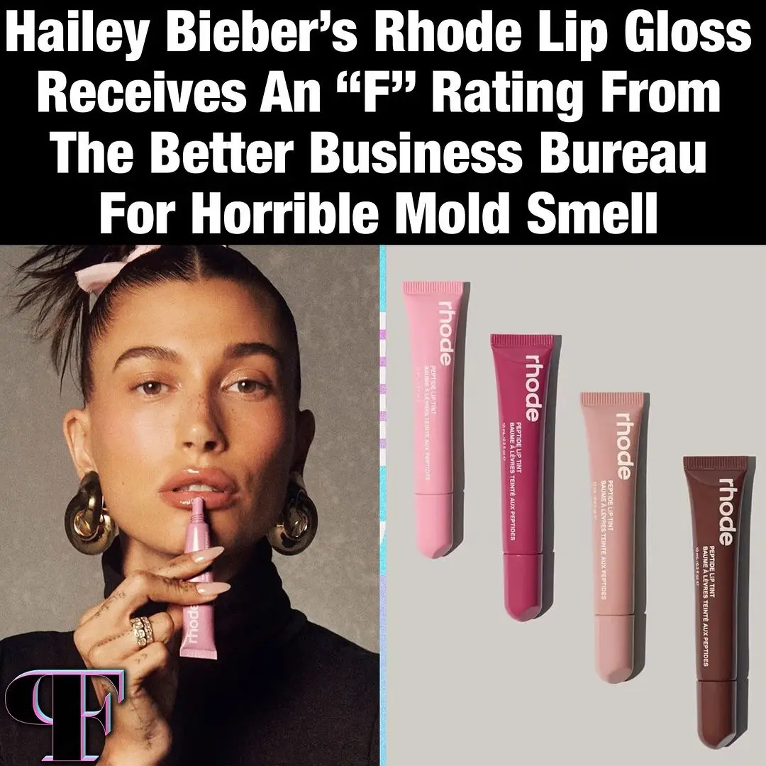 #HaileyBieber’s #Rhode lip gloss received an “F” rating from Better Business Bureau for horrible Mold Smell. (The U.S. Sun) #popculturenews #popculture #celebritynews #celebritynewsdaily #celebritytiktok #popnews #pop #music #film #movies #actors #singers #hollywood #celebnews #celebnewsdaily #celebnewstiktok #celebrityfashion #celebfashion #popculturepopmusic #popupdates #musicnews #celebritygossip #TikTokTrends #popcultureupdates #musicupdates #entertainmentnews #popculturebuzz #musicpopupdates #tour #musicconcerts #concerts #popstar #popgirls #mainpopgirls #mainpopgirlie #popgirlie #JustinBieber 