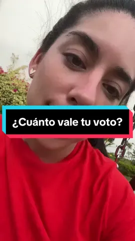 ¿Cuánto vale tu voto?
