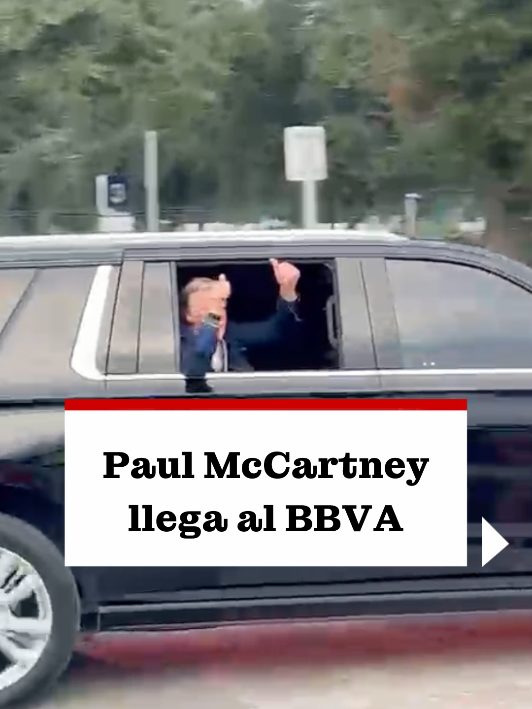 🚨 Asi la llegada de Paul McCartney al estadio para el Soundcheck previo al concierto por la noche en la gira Got Back Tour🔥 🎥 @garycomunicaoficial  #Soundcheck #Estadio #Llegada