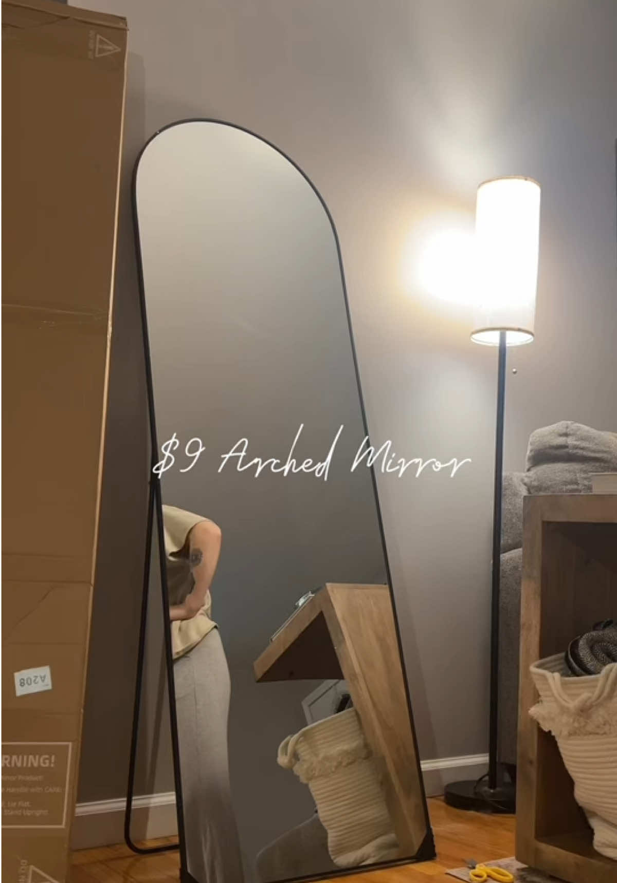 I was so sure this arched mirror was going to be a scam but WOW😍🙌🏻 #CapCut #archmirror #mirrors #homedecor 