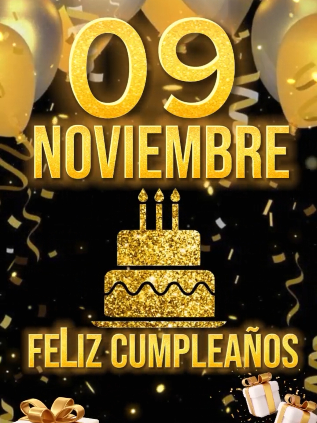 Feliz cumpleaños para dedicar🥳🎁🎂#felizcumpleaños #felizcumpleaños🌹🎂🧁🎁🎉🎊 #paradedicar #09denoviembre #felizcumple #felicidades #felizcumpleaños #Viral #fyp #CapCut #parati #felizcumpleaños #felizcumpleaños🌹🎂🧁🎁🎉🎊 