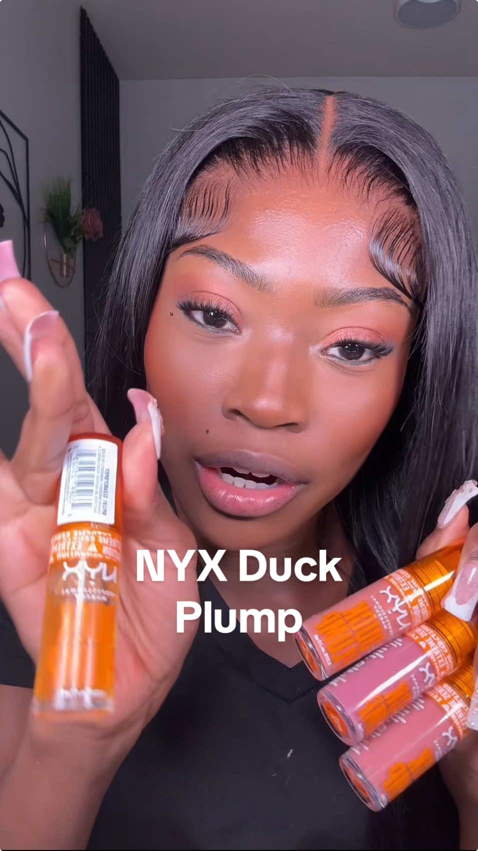 Nyx Duck Plump Lip Gloss ✨Colors✨ 1. Apricot  2. Nude Swings 3. Lilac On Lock #nyxcosmetics #nyx #duckplump #nyxduckplump #plumpinggloss #lipgloss #makeup #makeupreview #makeuptryon #ttsacl #lipglossreview #lipglosstryon #nyxplumpinggloss #nyxlipgloss #lipplumper #plumpinglipgloss