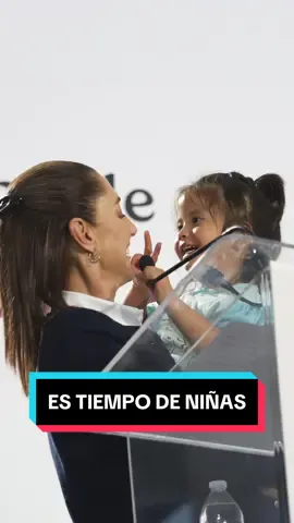 Es tiempo de las niñas y las mujeres. Una pequeña de tres años nos acompañó en un evento en San Luis Potosí; quizás sea diputada. Ella y todas pueden ser lo que quieran ser. #mujeres #estiempodemujeres #womanpower #presidentA #claudiasheinbaum 