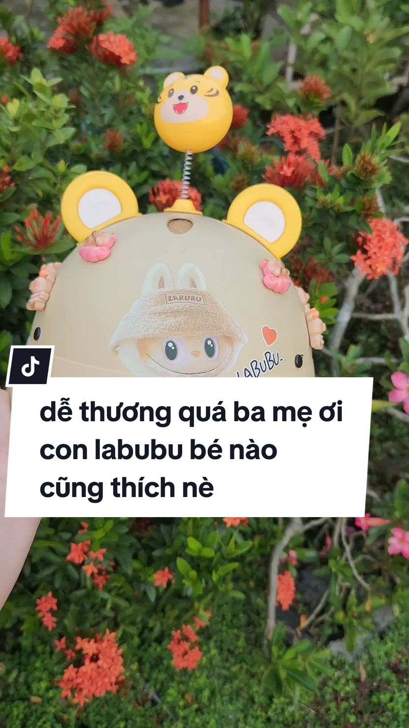 mũ bảo hiểm hình labubu xinh cho bé ạ #xuhuongtiktok #ngochanmevabe #nonchobe #nonxinh #nonlabubu #nonbaohiem #mubaohiem 