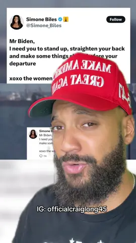 #simonebiles #liberaltears #liberalmeltdown #craiglong45 #craiglong #fyp 😎🇺🇸#greenscreen #greenscreenvideo 