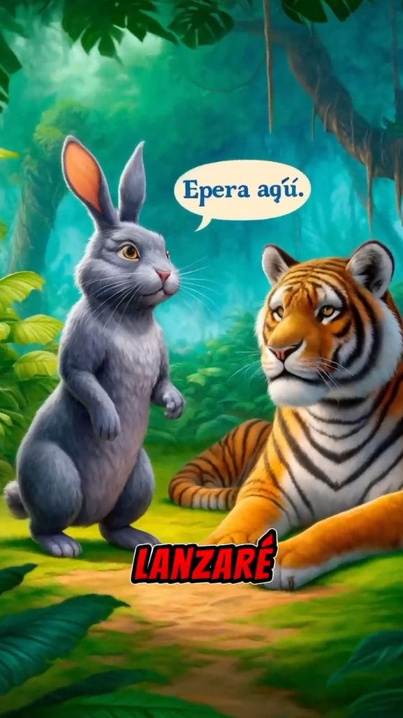 el conejo inteligente y el Tigre 