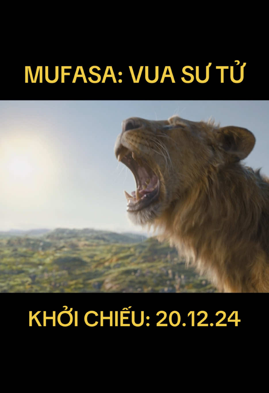 Mufasa: Vua Sư Tử tung poster chính thức nè các Cuồng ơi 🔥 Phim dự kiến khởi chiếu 20.12.2024. #CuồngPhim #mufasa 