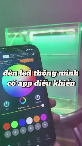 Điều khiển đèn led hồ cá bằng điện thoại #cacanh #phukiencacanh #denhocathongminh #thietbihoca 