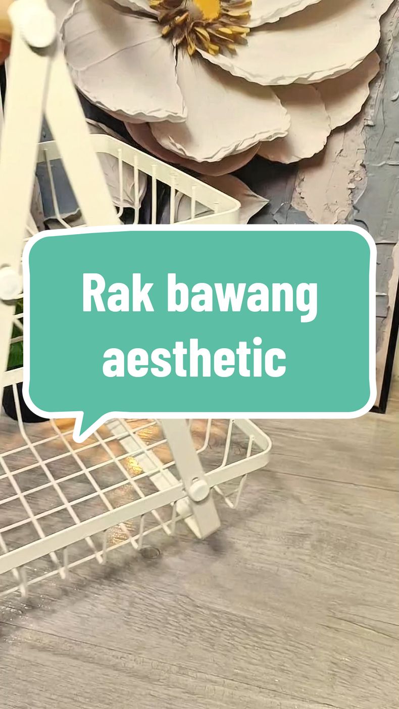 Rak bawang aesthetic. #rakbawang #rakbawangaesthetic #rakbawangmurah #rakbawangbertingkat 