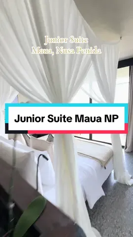 Looking for cheaper option in a 5🌟 resort? Junior Suite of Maua Nusa Penida. Beautiful room with huge balcony facing Gamat Bay valley in Nusa Penida Book through tiktok and get the best price, click on location! #nusapenida #booking #hotel #mauanusapenida