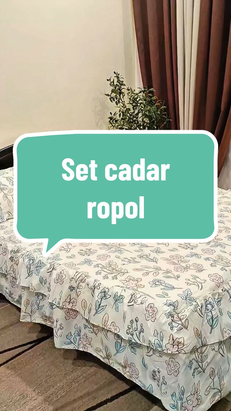 Set cadar ropol. #cadarropol #cadarropolmurah #cadarropol3in1 