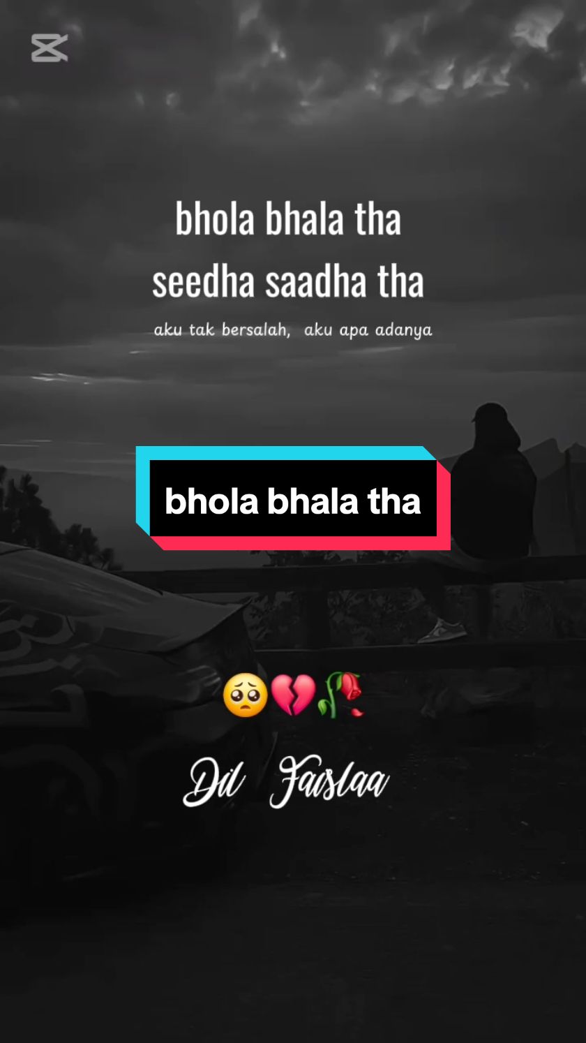 Dunia mengajarkan bagaimana ketika tulusmu dibalas pengkhianatan.....✍️#bholabhala #bhoolbhulaiyan #whatsapp_status #epe237 #brokenheart #fakelove #beingalone #moodoff 