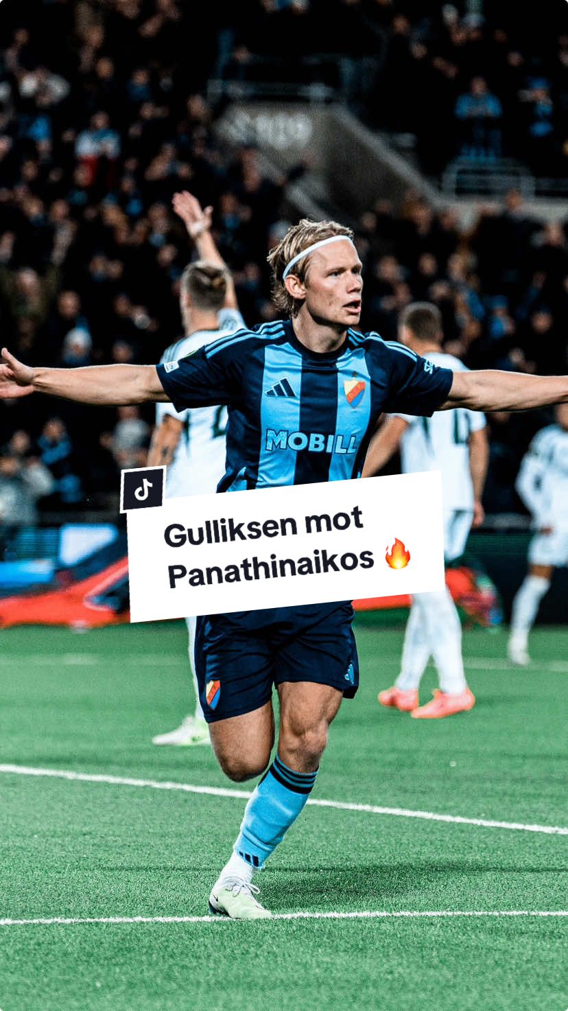 Gulliksen mot Panathinaikos = 🔥 @conferenceleague  #DIF #Djurgården #Allsvenskan #Svenskfotboll #Fotboll #UECL 