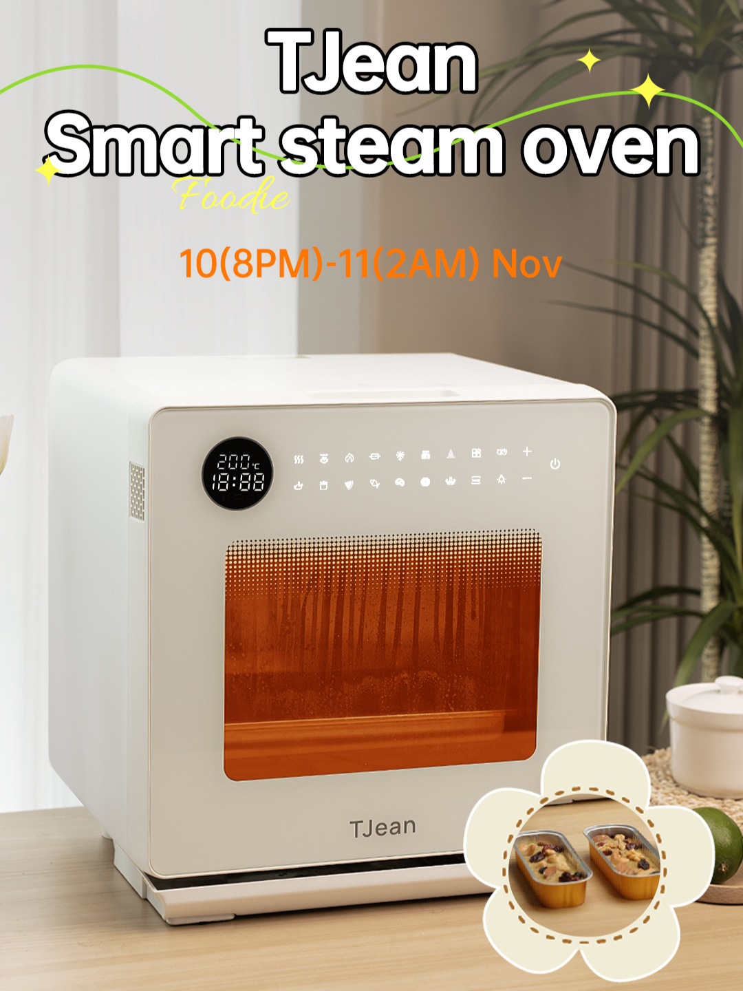 A new way to cook dried bananas, all done with one click in an 18-liter steam oven, locking in nutrition and deliciousness!#tjean #tjeanonline #tjeanairfryeroven #tjeansteamoven