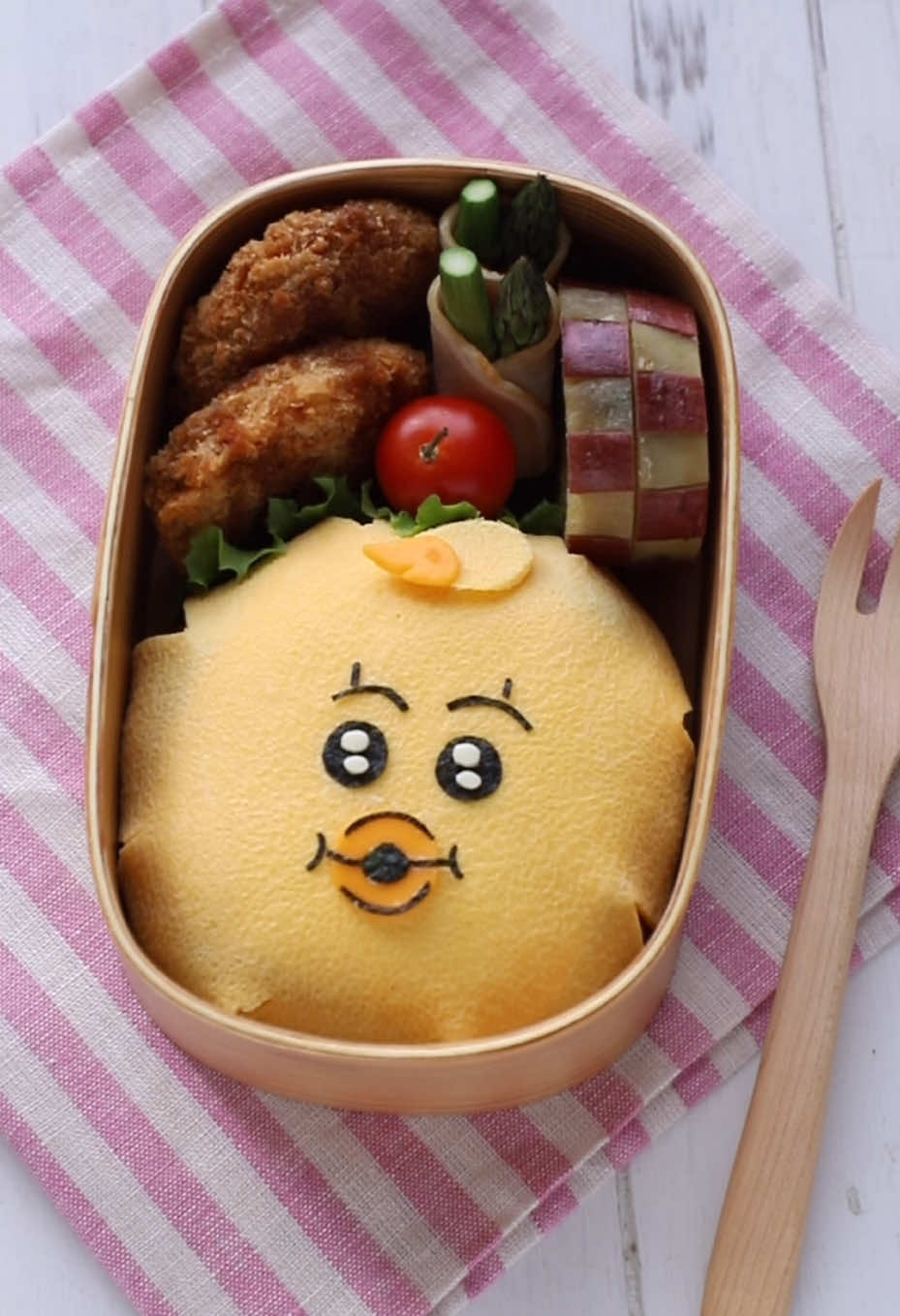 初めて作ったキャラ！わかるかな？？いつもリクエストたくさんありがとう！ #キャラ弁#お弁当#kyaraben#bento#lunchbox #きみまろ #んぽちゃむ 