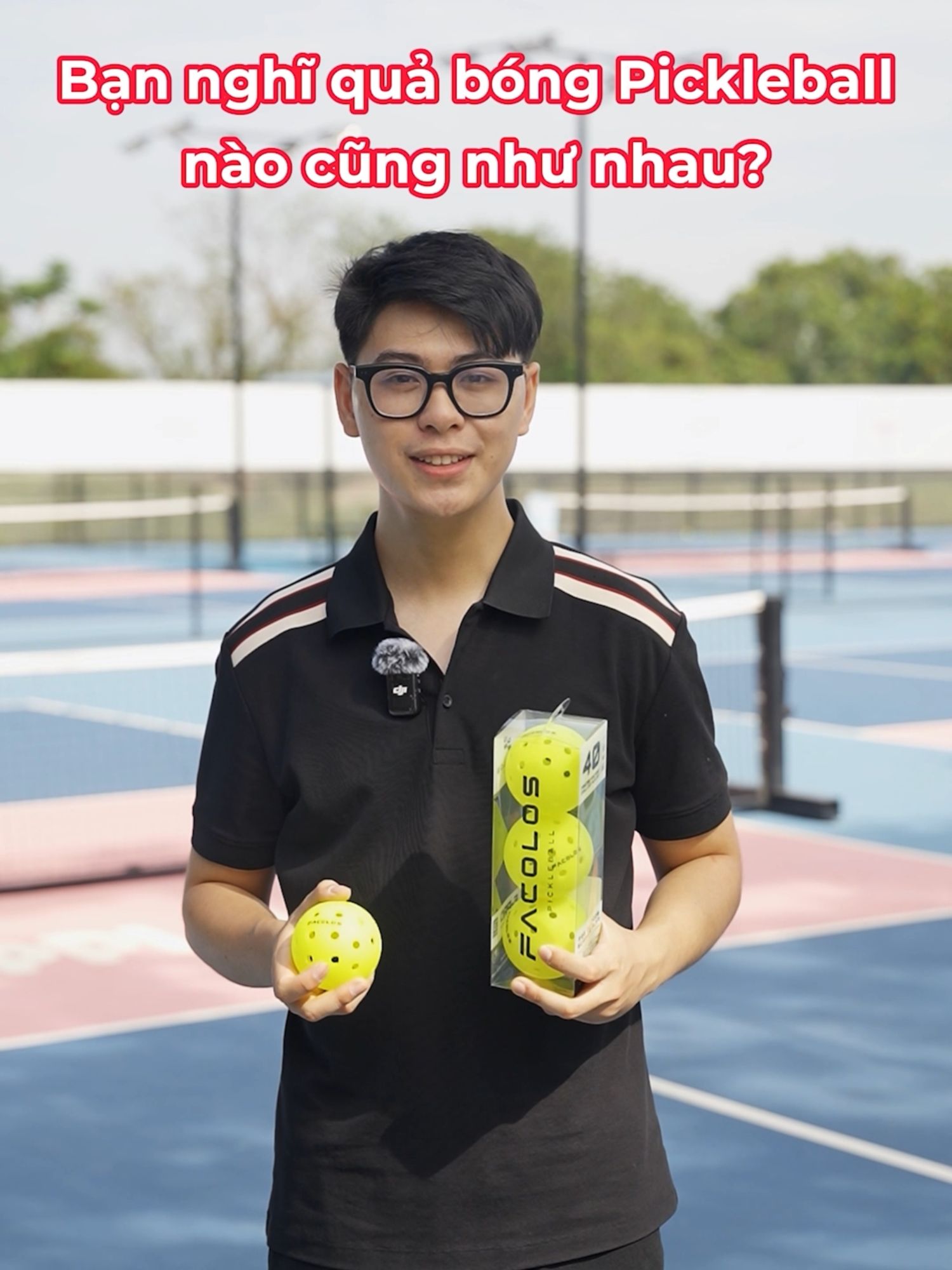 Bạn nghĩ quả bóng Pickleball nào cũng như nhau? Thực tế không phải vậy đâu! Cùng mình khám phá bí mật của những cú đánh hoàn hảo với quả bóng đến từ nhà Facolos này nhé! #BongF-Pro #Bongpickleball #Facolos #facolospickleball #pickleball #facolos #votpickleball